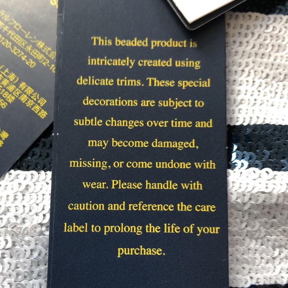 sequin and beaded sleeve top - Picture 7 of 11